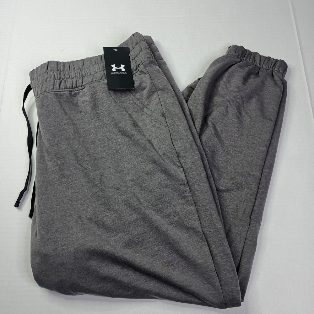 Under Armour Joggers Women's Size 1X‎ Rival Terry Gray 1371190-010 NWT